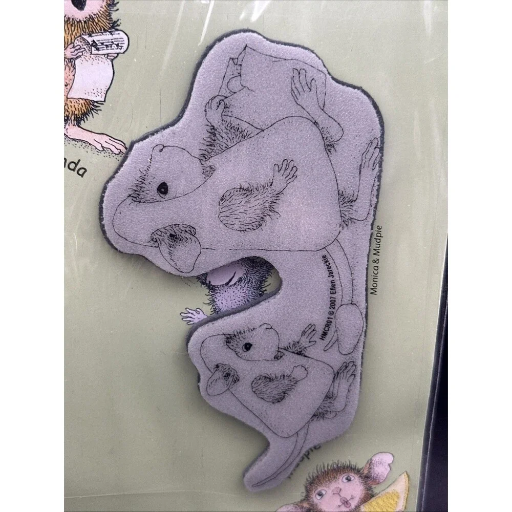 House Mouse  Trick Or Treat Candy Corn Treats Halloween Cling Rubber Stamps